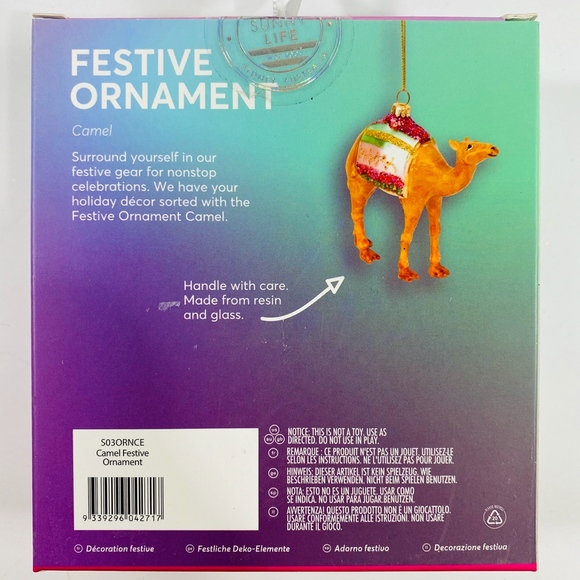 Sunnylife Multicolor Camel Ornament - Picture 6 of 8